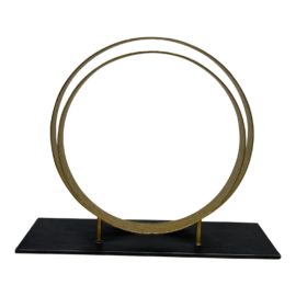 Made Goods Finn Circle Metal Sculpture