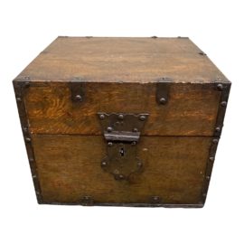 Early 20th Century Locked Decorative Box