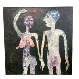 Large Scale Modern Portrait, Unsigned