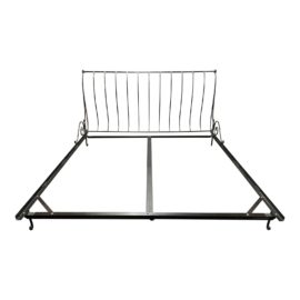 Eastern King Size Charles Rodgers Paris Sleigh Bed Frame. Original Price: $3,099