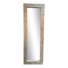Sunrise Home Tall Capiz Mosaic Mirror