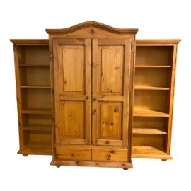 Amish Pine Three Piece Media Armoire