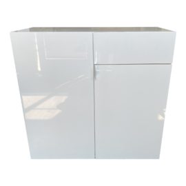 CB2 Swig White Mini Bar. Original Price: $450