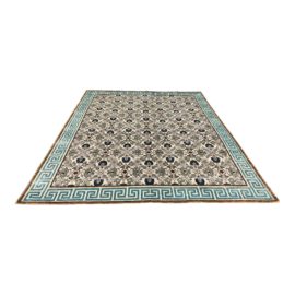 Art Collection Carpet High + Low Pile Hand Tufted Silk Rug - 9′8″ × 12′. Original Price: $19,245