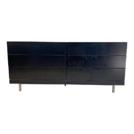 Poliform Ando Black Six-Drawer Dresser