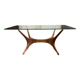 HD Buttercup Okto American Walnut Dining Table. Original Price: $1,300