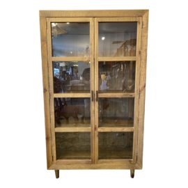 Wooden Duck Distressed + Reclaimed Pine Display Cabinet. Original Price: $1,475