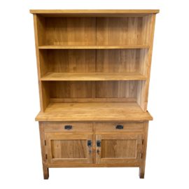 Wooden Duck Teak Two-Piece Hutch