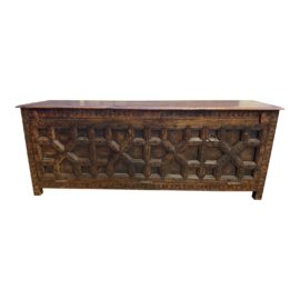 Indonesian Solid Wood Handcrafted Sideboard Chest