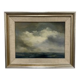 Mid 20th Century Original Seascape Oil Painting