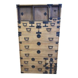 Early 20th Century Two Piece Tansu