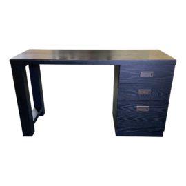 Pottery Barn Black Campaign Desk