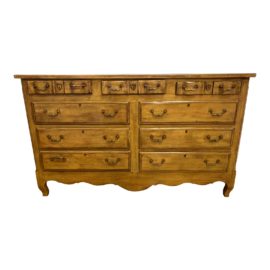 Heritage Drexel Heritage Nine Drawer Chestnut Finish Dresser