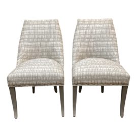 NEW Design Master Clarion Dining Chairs - a Pair. Original Price: $2,730