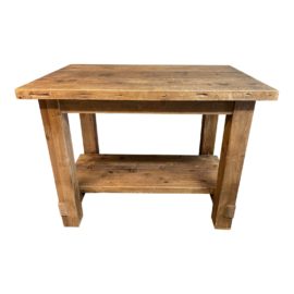 Restoration Hardware Salvaged Wood Island. Original Price: $2,325