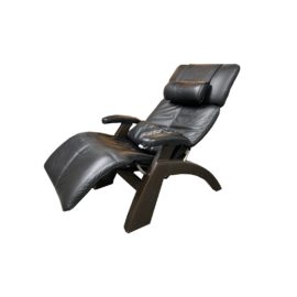Human Touch Zero Gravity Black Leather Electric Recliner Lounger. Original Price: $2,999