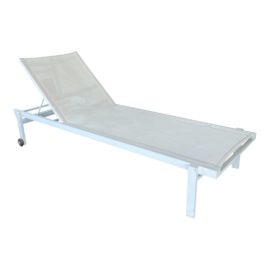 Mamagreen Allux White Outdoor Lounger. Original Price: $1,800