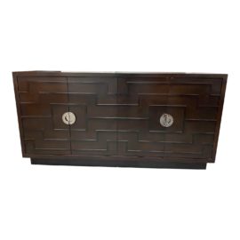 Modern Geometric Chinoiserie Sideboard