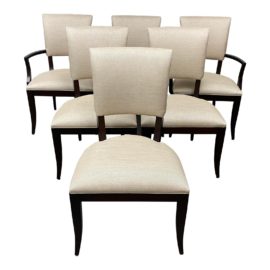 Ethan Allen Drew Dining Chairs - Set of Six