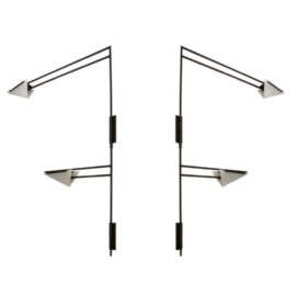 Kelly Wearstler for Visual Comfort Custom Swing Arm Sconces - a Pair