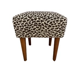 Home Goods Square + Animal Print Stool