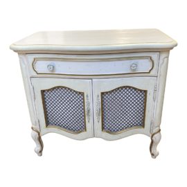 1980's Thomasville French Provincial Nightstand / Side Table
