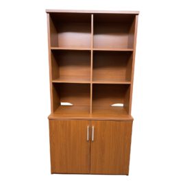 Danish Office Adjustable Bookshelf + File Cabinet