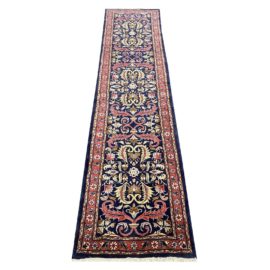 Vintage Persian Runner, Made in Iran - 2′6″ × 10′4″