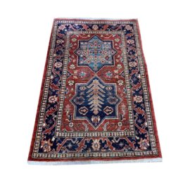 Barakat Hand Made + 100% Wool Pakistani Rug - 2′7″ × 4′