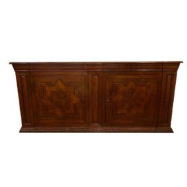 Early 20th Century Italian Custom Inlay Sideboard. Original Price: $12,000