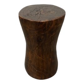 Tree Stump Turned Side Table
