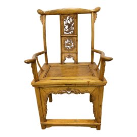 Early 20th Century Chinese Hat Side Chair