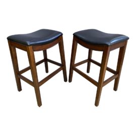 Contemporary Counter Height Stools - a Pair