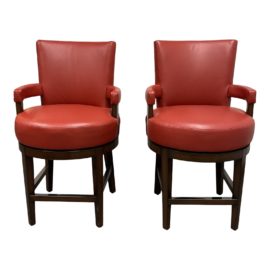 Wheeler Design Group Counter Stools - a Pair. Original Price: $7,000