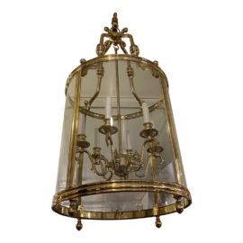 Late 20th Century Custom San Francisco Design Center Polished Brass Lantern