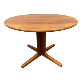 Mid 20th Century Round Teak Table