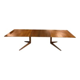 De La Esapda Light Extending Walnut Table. Original Price: $13,295