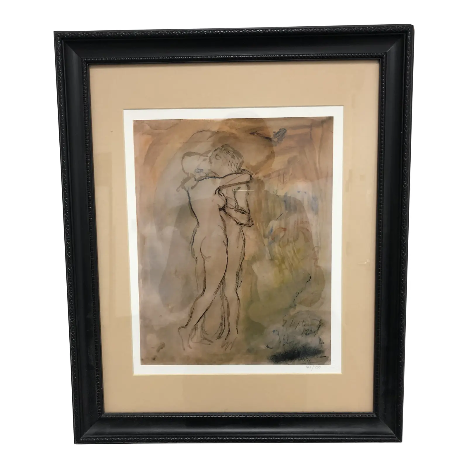 Picasso Lithograph "The Kiss"