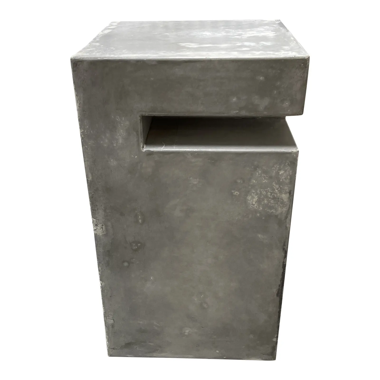 Landon Peacock Studios Custom Concrete Side Table. Original Price: $850