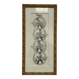 Framed "From a True Lover" Sailor Boy Victorian Cut Outs