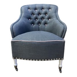 Early 21st Century Paisley Armchair. Original Price: $486