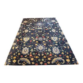 Contemporary Floral Area Rug - 8′10″ × 11′10″. Original Price: $1,500