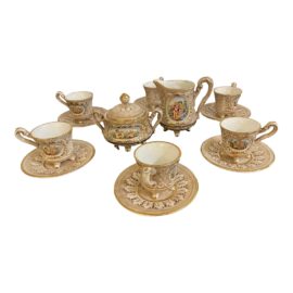 R. Capodimonte Italian Tea Set