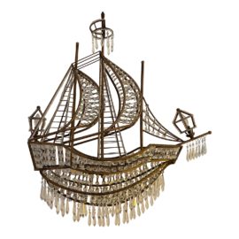 Z Gallerie Crystal Ship Chandelier
