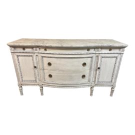 1980's Late 20th Century Shabby Chic Sideboard + Dresser