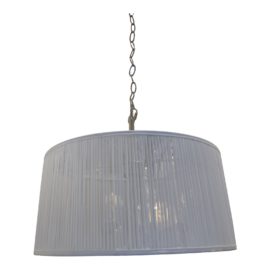 Crate & Barrel Shear Drum Pendant Chandelier