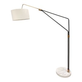William Sonoma Mid-Century Style Marble Floor Lamp. Original Price: $900