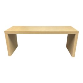 Tisettanta Maple Finish Custom Bench/Coffee Table