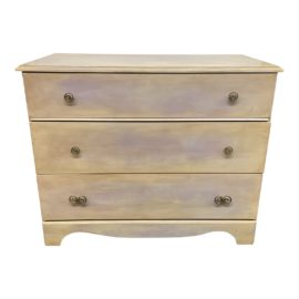 Late 20th Century Questor Lavender Three Drawer Dresser