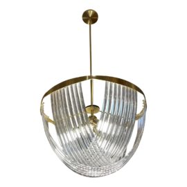 West Elm Deco Acrylic Chandelier